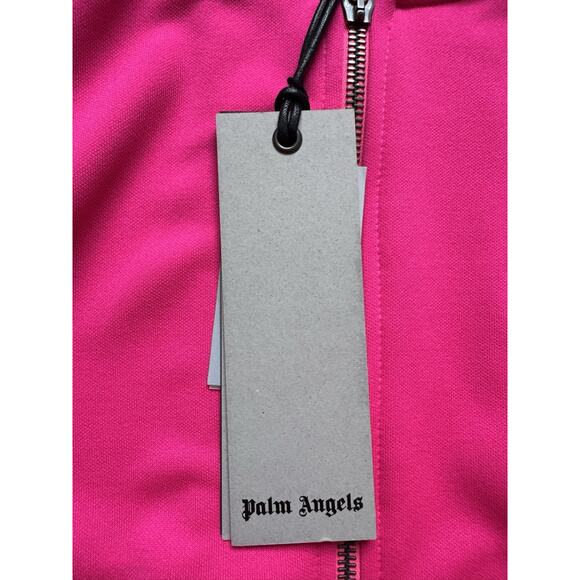 Palm Angels CLASSIC LOGO BOMBER TRACK FUCHSIA-OFFWHITE- XS Women’s - Picture 5 of 8